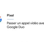le texte de google duo