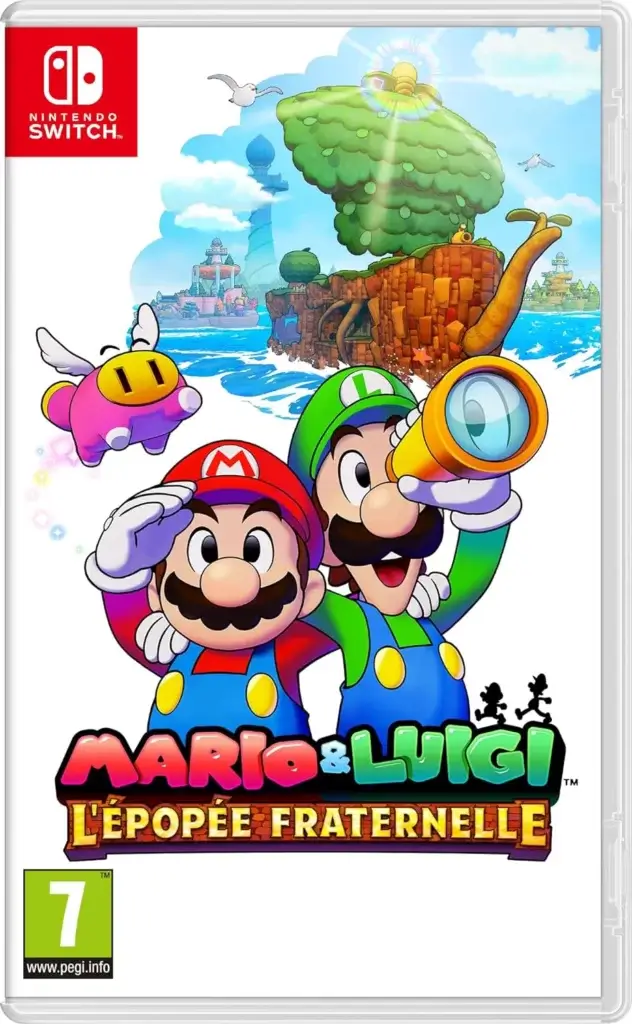 Jaquette du jeu Mario & Luigi : L'épopée fraternelle sur Nintendo Switch