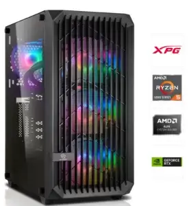 PC Gamer avec AMD Ryzen 5 5500 et RTX 4060 8Go DLSS 3