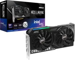 Carte graphique ASRock Intel Arc B580 Steel Legend avec système de refroidissement à triple ventilateur