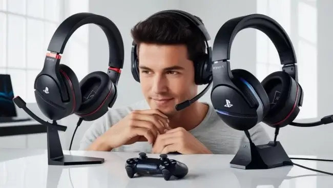 Comparaison visuelle des meilleurs casques audio pour PS5 avec leurs caractéristiques principales