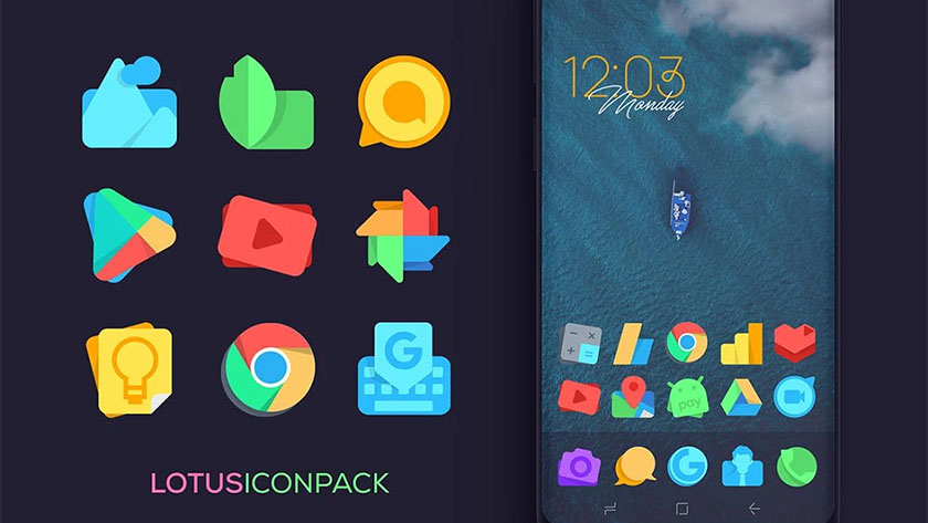 JustNewDesigns - meilleurs packs d'icônes pour Android