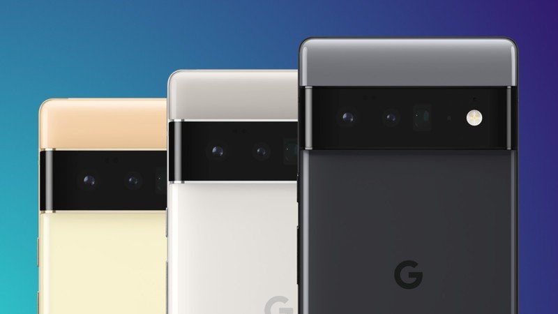 Les couleurs du Google Pixel 6 Pro côte à côte