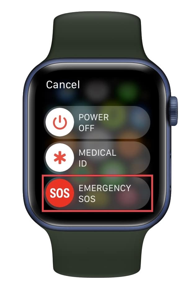 Activer le SOS d'urgence sur Apple Watch