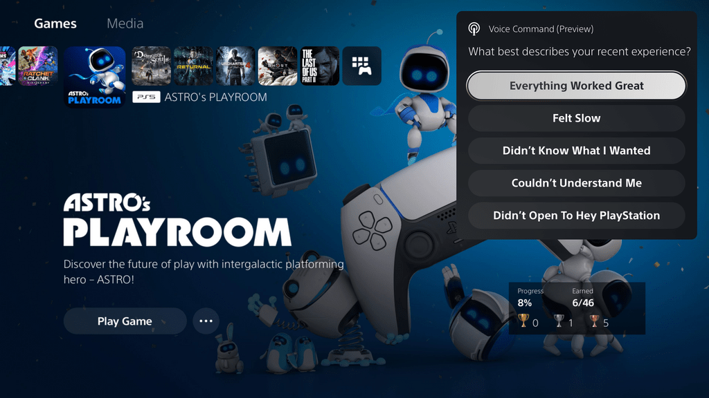 playroom sur console sony ps5