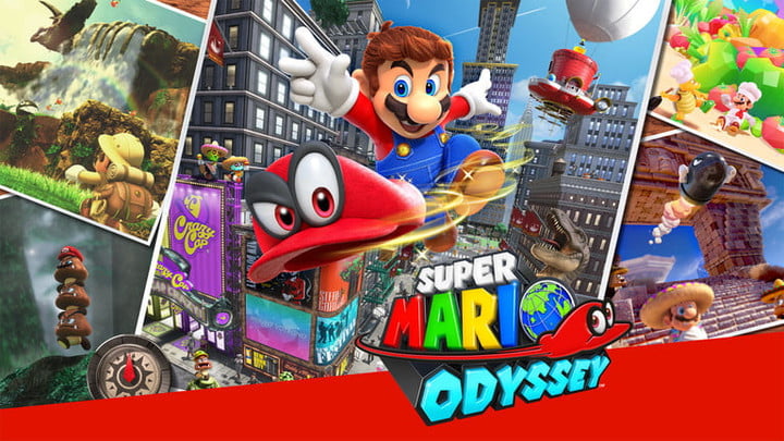 Couverture de Super Mario Odyssey.