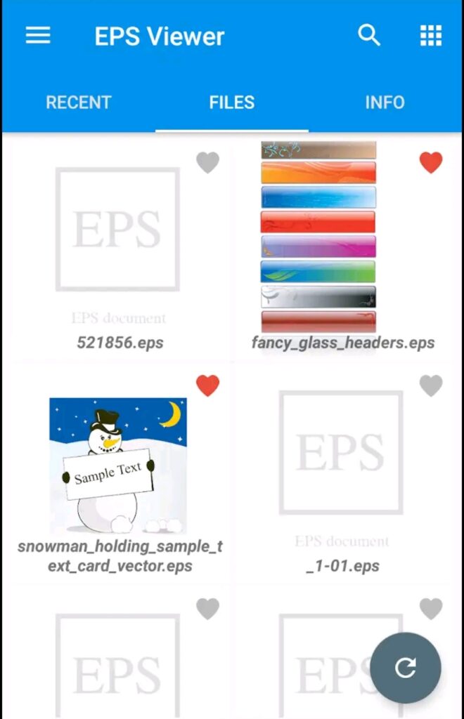 Afficher le fichier EPS sur un téléphone Android