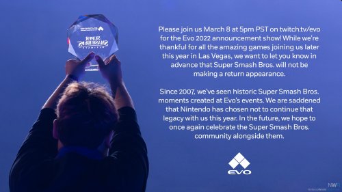 Le tournoi EVO annonce que les jeux Super Smash Bros ne seront pas dans le tournoi 2022 - Actualités