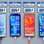 Samsung S22 Ultra contre.  Comparaison de la durée de vie de la batterie de l'iPhone 13 Pro Max