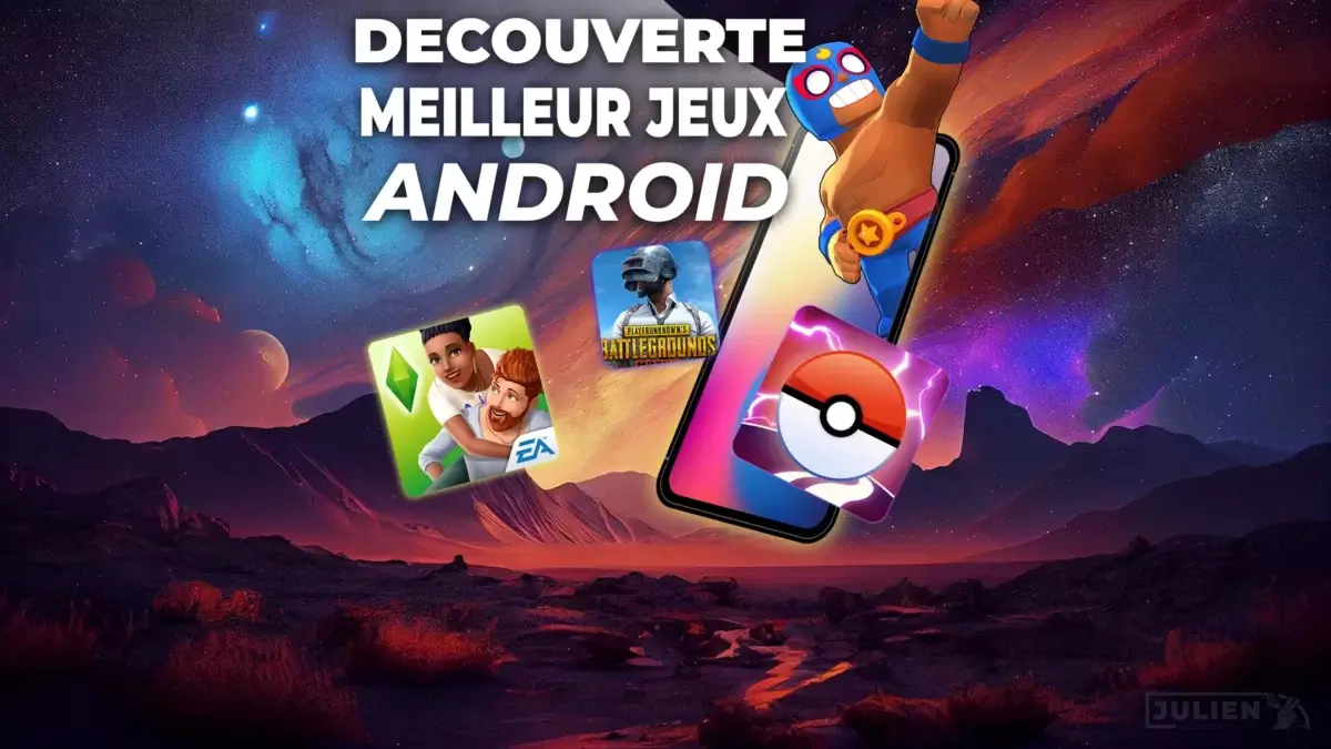 Collage des icônes des meilleurs jeux Android gratuits et payants de 2024