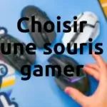 Infographie illustrant les critères de choix d'une souris gamer performante