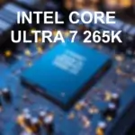 Processeur Intel Core Ultra 7 265K installé sur une carte mère haut de gamme