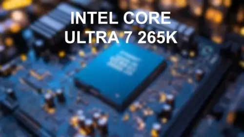 Processeur Intel Core Ultra 7 265K installé sur une carte mère haut de gamme