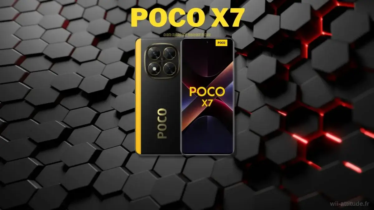 POCO X7 : Smartphone puissant avec 8GB RAM et 256GB ROM