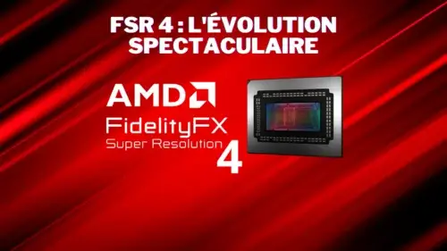 Schéma illustrant les améliorations apportées par AMD FSR 4 par rapport à FSR 3.1